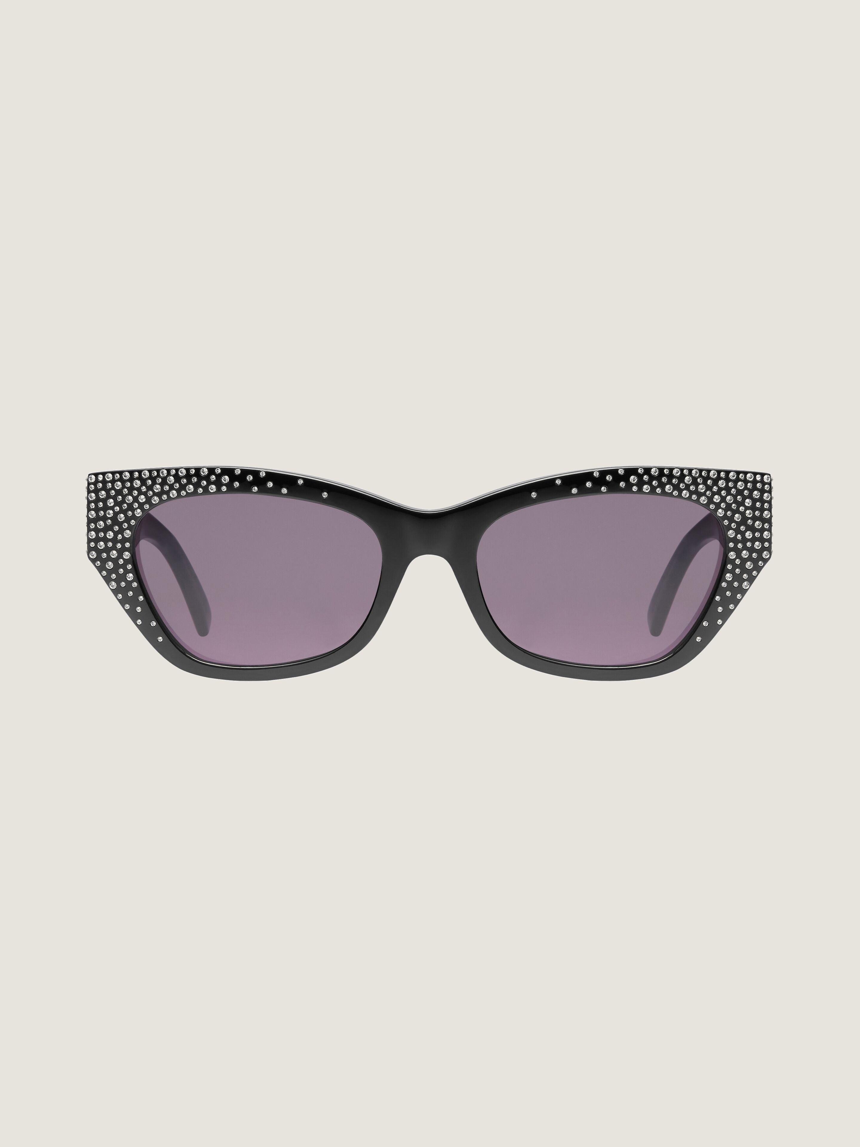 4G sunglasses in acetate with crystals